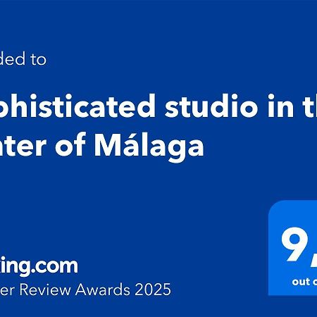 Sophisticated Studio In The Center Of Málaga Eksteriør billede